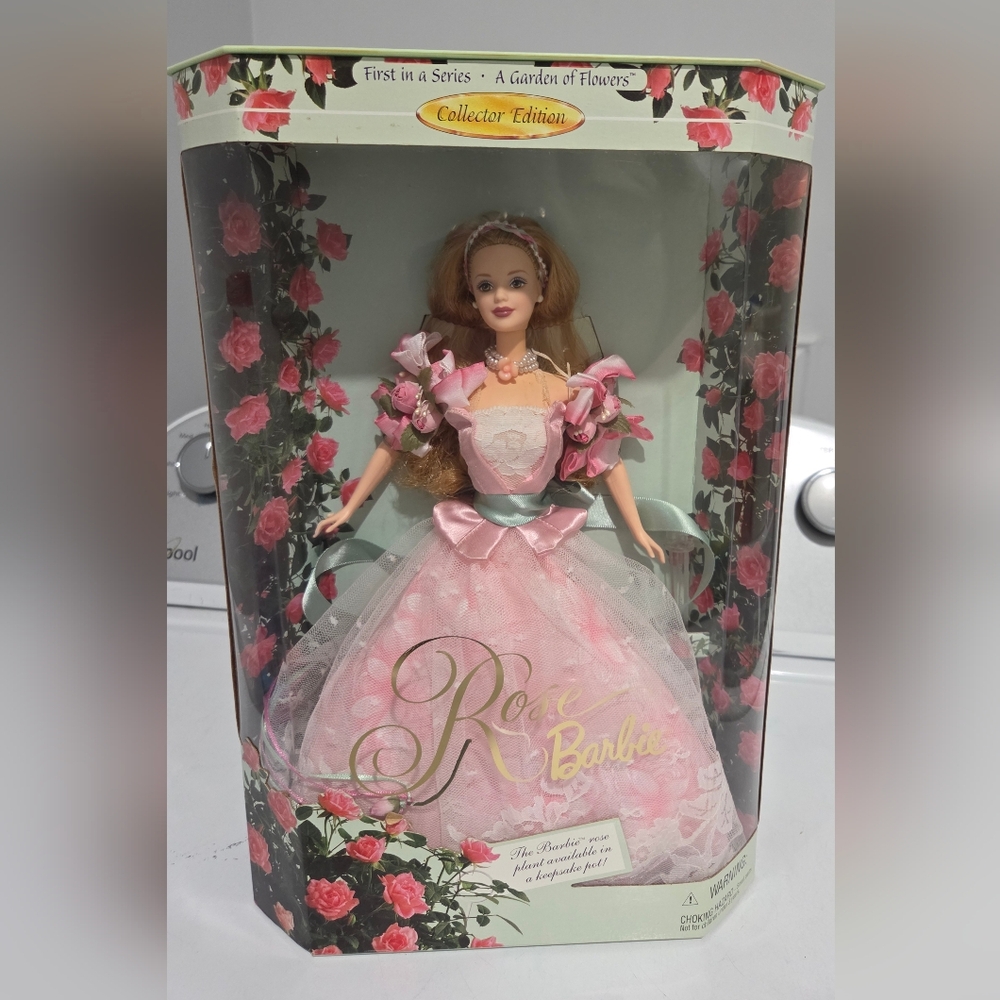 Pink Rose Barbie Doll